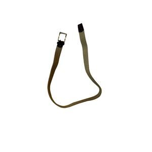 Nautica Cloth and Genuine Leather Beige Belt 44" Mens L